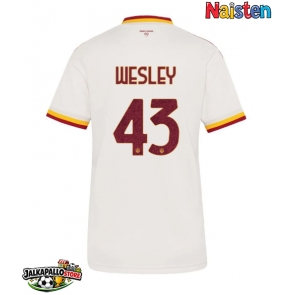 AS Roma Wesley Franca #43 Vieraspaita Naisten 2026-27 Lyhythihainen